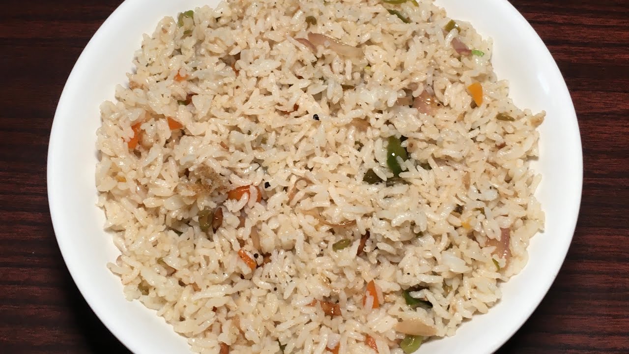 Burnt Garlic Fried Rice Recipe Burnt Garlic Fried Rice Veg Burnt Garlic Fried Rice YouTube
