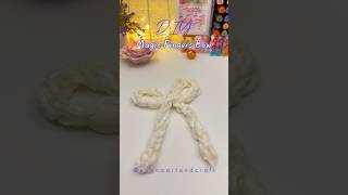 Diy Magic Fingers Bow Easy Finger Knitting Yarn Craft
