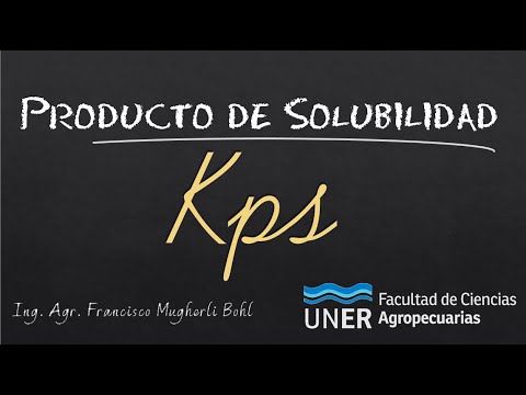 Vídeo: Diferencia Entre Producto Iónico Y Producto De Solubilidad