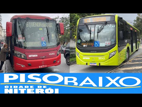 Ônibus de Piso Baixo na Cidade de Niterói (RJ)