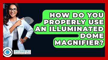 How Do You Properly Use An Illuminated Dome Magnifier? - Optometry Knowledge Base