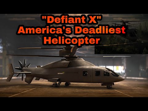 "DEFIANT X" The stealth Bomber & Supersonic Helicopter