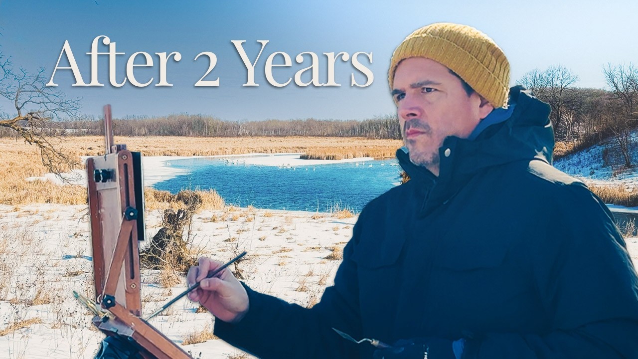 Plein Air Painting Again After 2 Years | Oil Landscape Study