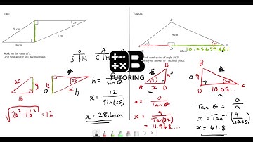Trigonometry - Problem Solving - GCSE Maths Revision OBTutoring