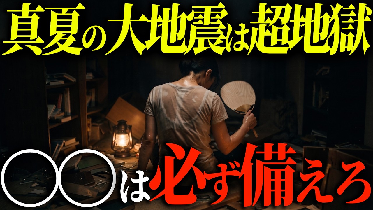【備蓄急げ】真夏の大地震は超地獄!今すぐ備えないと後悔する猛暑防災グッズTOP11