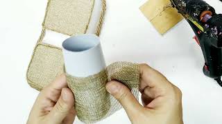 How to Make Decoration Piece, Plant Holder, Wall Hanging | Recycling Art Ideas