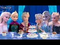 6 elsa have tea party together