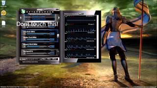 Overclocking Nvidia geforce gt 550m 1gb with Msi afterburner. Dell xps 17 HD
