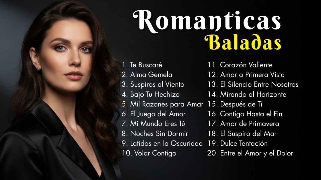 Éxitos Románticos 80s y 90s en Español ♥ Baladas Pop Legendarias