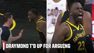 Draymond Green given technical for arguing with a ref vs. Cavs | NBA on ESPN