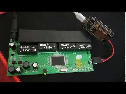 Controlling the RTL8370 Gigabit Switch Use NodeMCU