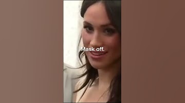 A scary lady! That explains her strange grin she always has#shorts #meghanmarkle