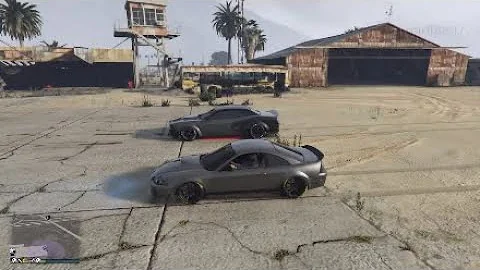 GTA ONLINE : Gauntlet Hell Fire Vs Dominator ASP - Drag race