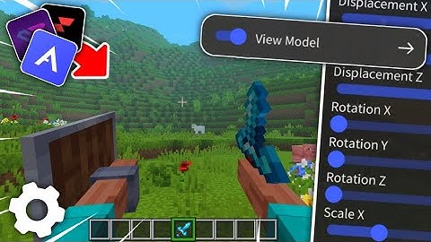 The BEST View Model Settings For MCPE! (Flarial, Oderso & Atlas Client!)