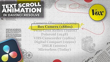 How to Make Vox Style Text Scroll in Minutes!
