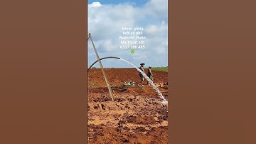 Bơm 7 hp ,khoan giếng để trồng cà phê 🍀