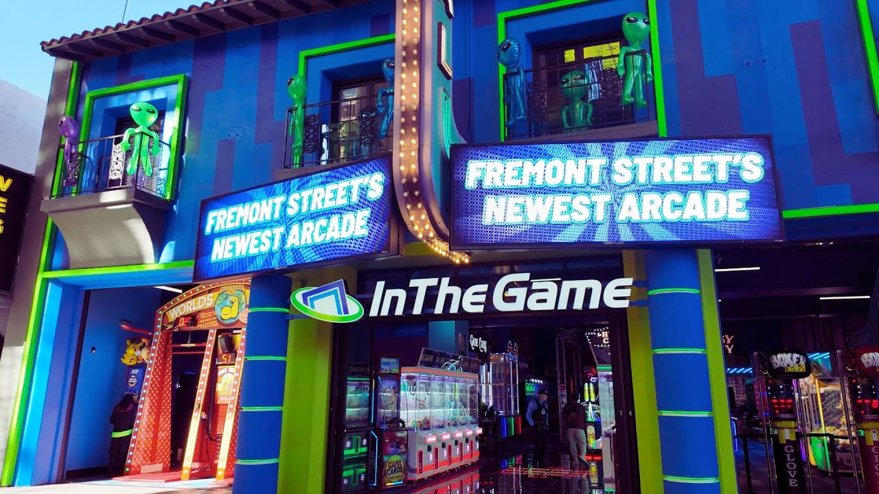 Fremont Street Experience's Newest Arcade Arrives! IN THE GAME Las ...