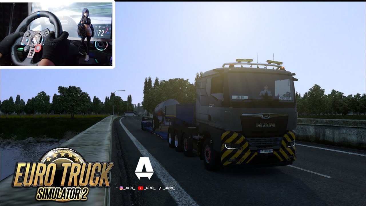 SMALL BUT POWERFUL TRUCK - EURO TRUCK SIMULATOR 2 | logitech g29 steering wheel