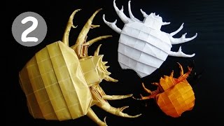 Part2/2 : Origami Crab Louse Tutorial (Tim Rickman)