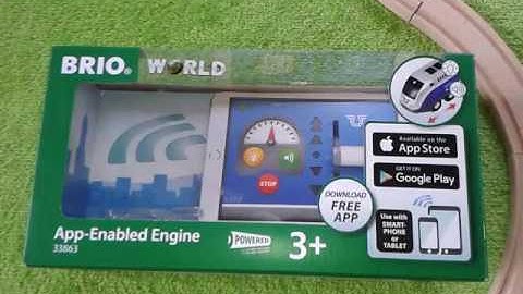 Brio 33863 App-Enabled Engine - demonstration remote control