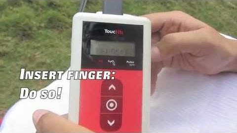 Instructions of use: ToucHb, needle free anemia screening device