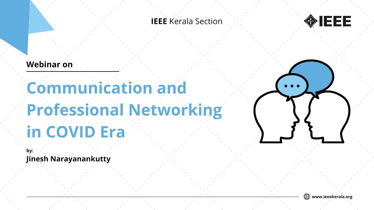 Webinar on Communication and Professional Networking in COVID Era - YouTube