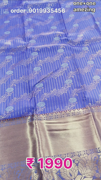 ,💙✨kanchipuram Saree | blue saree