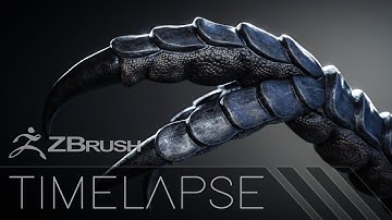 Zbrush - Claw timelapse (sculptober)