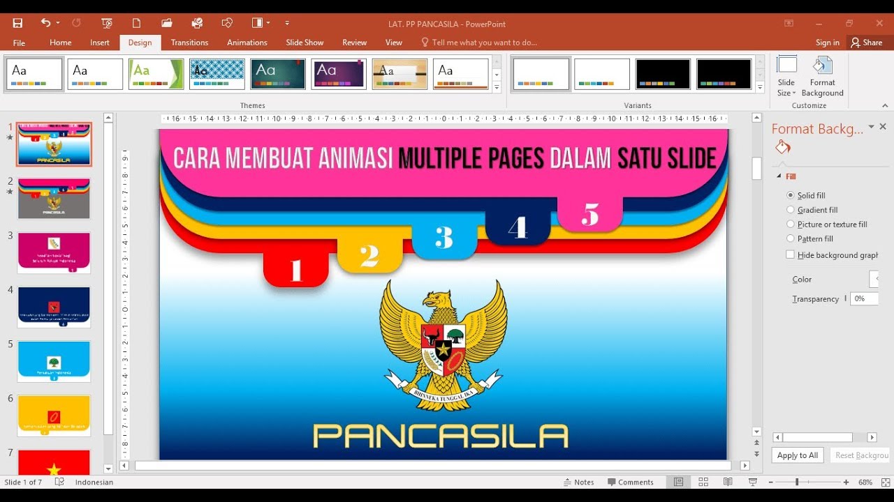  Cara  Membuat Animasi  Multiple Pages dalam Satu Slide 