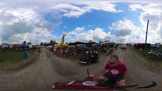 Mid-Ohio Motorcycle Vintage Days Swap Meet VR360 tour of the closing hour