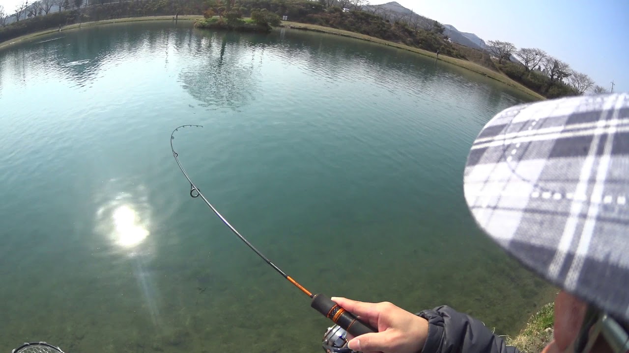 エリアトラウト動画 反則系ルアー Xスティック でニジマスを釣る ヒットシーン10 Youtube