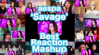 aespa 에스파 'Savage' MV Best Reaction Mashup
