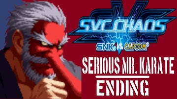 SNK vs. Capcom: SVC Chaos - Ending - Evil Mr. Karate