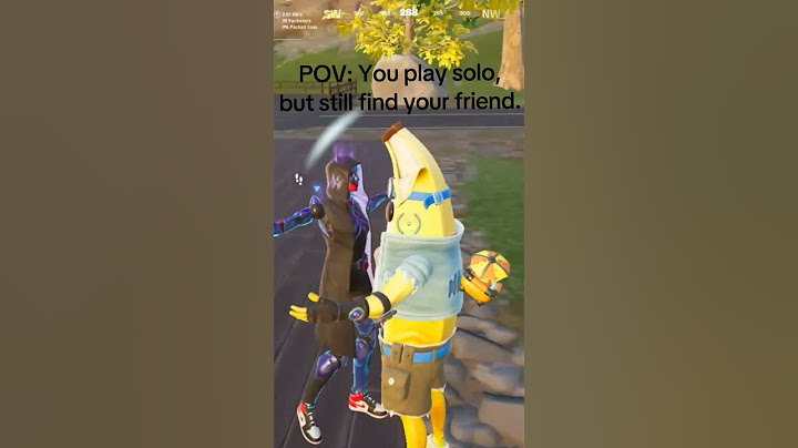 POV: you play solo, but still find your friend. #funny #fortnite #epicpartner #epic #codebananafiki