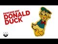 How to Draw Donald Duck Pancake Art