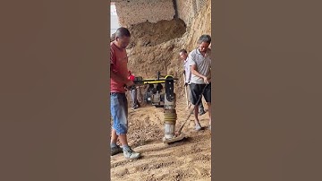 Foundation backfill soil compaction process- Good tools and machinery can increase work efficiency