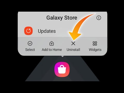 How to Remove Galaxy Store App without Root | Uninstall Galaxy Store