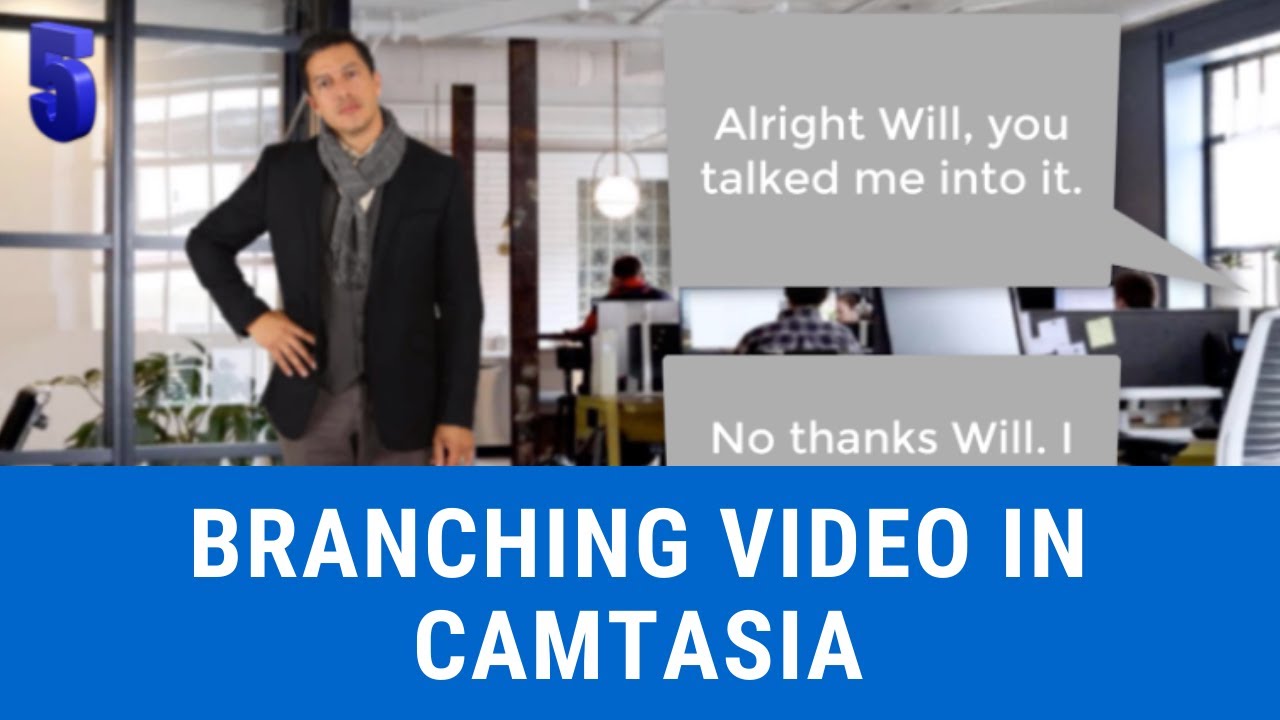 Building branching video in TechSmith Camtasia Episode 1
