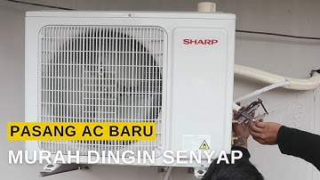 AC Murah, Dingin, Senyap, Irit Listrik SHARP AU-A7UCY 3/4 PK