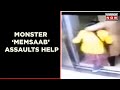 Woman attacks, drags domestic helper out of elevator, CCTV footage
