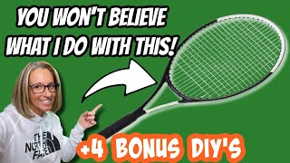 YOU WON’T BELIEVE WHAT I DO WITH A TENNIS RACKET | +4 BONUS DIY's by Kelly Barlow Creations 19,290 views 2 days ago 32 minutes