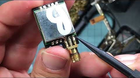 Tech Tip = Soldering pig tail onto VTX or repairing broken VTX