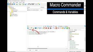 Macro Commander: Commands and Variables in Text Insertion Macros