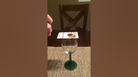 Newtons 1st Law-coin and glass