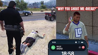 CG Try To Steal Besties Ammunation Job And Peanut Gets Shot By 4Head | NoPixel 4.0