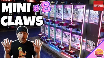 WE PLAYED EVERY MINI CLAW MACHINE! So Many Prize Wins at Round 1