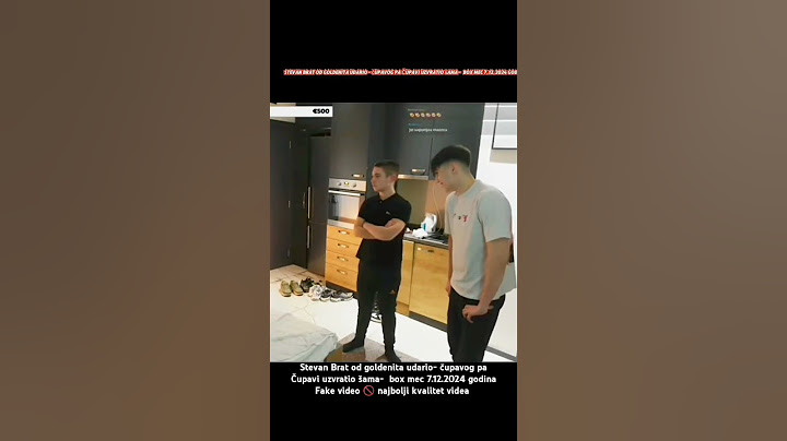 Stevan Brat od goldenita udario- čupavog pa Čupavi uzvratio šama-  box mec 7.12.2024 godina  #box