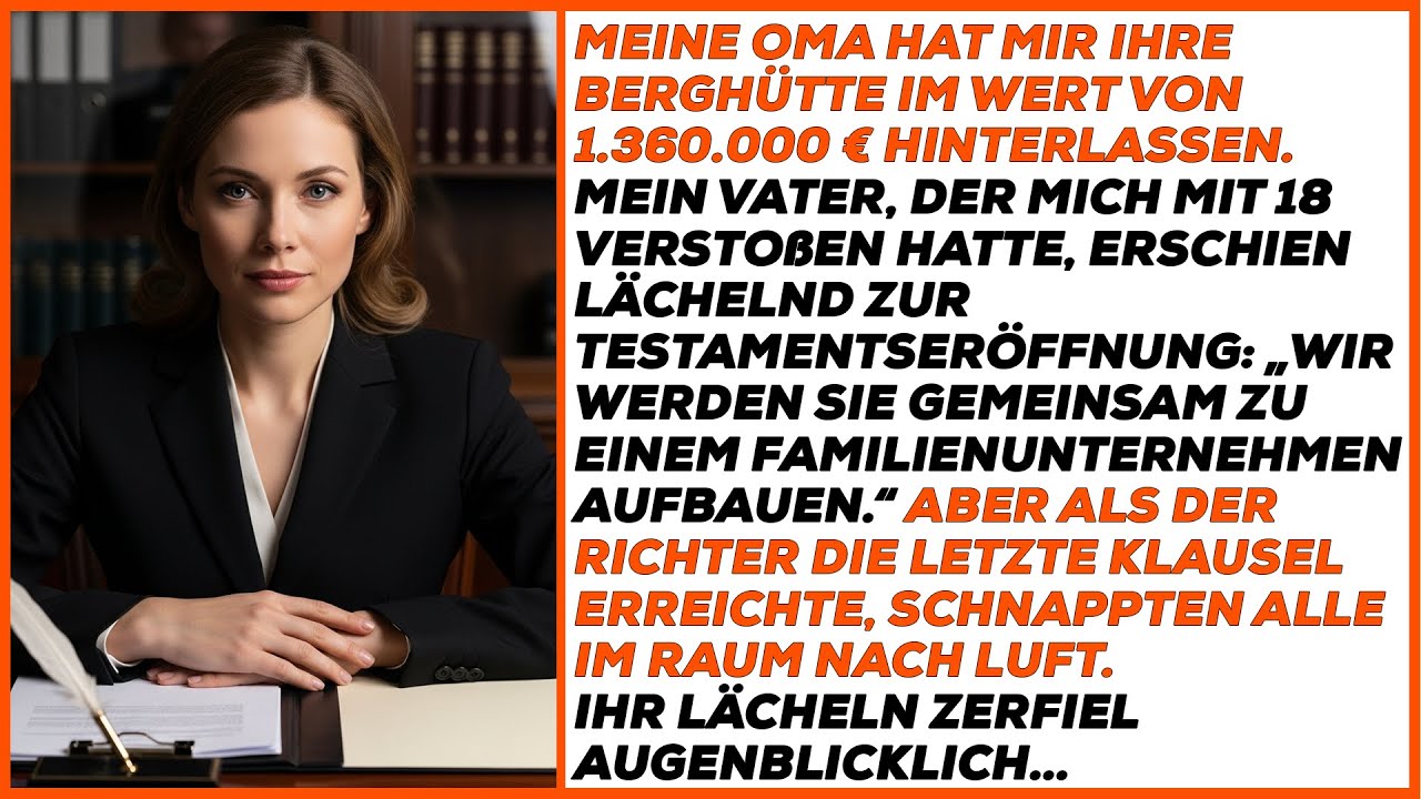 Meine Oma hinterließ mir ihre 1,36-Mio.-Berghütte – mein Vater kam lächelnd zur Testamentseröffnung.