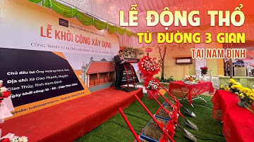 Lễ Động Thổ Mẫu Từ Đường 3 Gian Đẹp Do Kisato Thiết Kế & Thi Công Trọn Gói Tại Giao Thủy, Nam Định