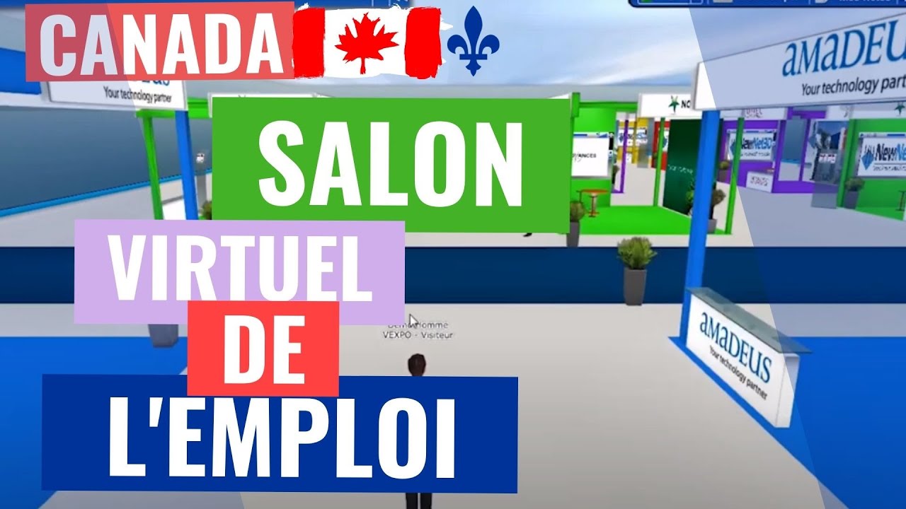 Salon Virtuel De L Emploi Et De La Formation Continue Au Quebec 7 Et 8 Avril 2021 Youtube